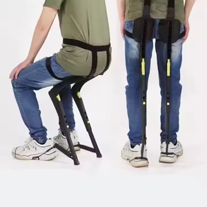 Canne Exosquelette Portable – Canne de Marche Réglable en Alliage d'Aluminium, Capacité de Charge de 136 kg pour la Pêche et les Travaux Extérieurs - Product Image 1
