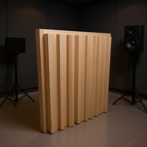 Panel Difusor Acústico Keyhelm Skyline en Madera Ayous, Diseño Minimalista, Origen Italiano, Tratamiento Acústico para Uso en Estudio - Product Image 3