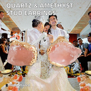 Pendientes de Acero Inoxidable Chapados en Oro con Ágata Natural, Estilo Vintage, Minimalistas, para Regalo de Fiesta - Product Image 2