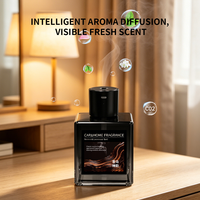Diffuseur d'arômes pour voiture, parfum léger longue durée, portable, pulvérisation automatique intelligente, ultrasonique, alimenté par USB, grande capacité de 500 ml