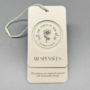 Hollowed-out popular clothing <b>tags</b> that can be customized with logos - Product Image 5