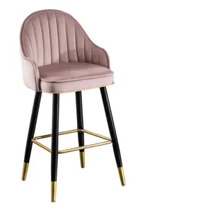 Cadeiras de bar modernas, populares e confortáveis, também podem ser usadas para cadeiras de recepção de restaurantes