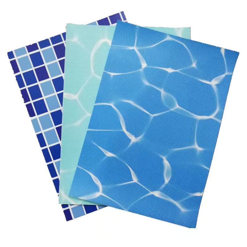 1.5mm thickness mosaic pattern printing Swimming Pool Pond Liner PVC Vinyl Swimming Pool Liners 0