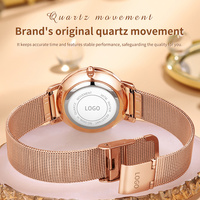 Montre à quartz ovale rose pour femme, design simple, bracelet étanche, mode, affaires, sport, charme, montre-bracelet de luxe