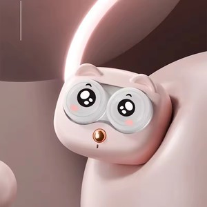 เครื่องทำความสะอาดคอนแทคเลนส์อัลตราโซนิกพร้อมกล่องถอดได้ เครื่องทำความสะอาดแบบพกพา กล่องคอนแทคเลนส์แบบพกพา ไม่รวมแบตเตอรี่ - Product Image 4