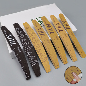Lima de uñas de doble cara Zebra con grano 80/80, 100/180, 150/240, 180/240 y regla - Product Image 4