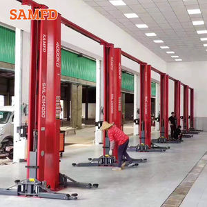 SAMFD Elevador Hidráulico <span class=keywords><strong>de</strong></span> Coches <span class=keywords><strong>de</strong></span> 4 Toneladas (4000 kg / 8800 lb) <span class=keywords><strong>de</strong></span> 2 Postes para Suelo - Product Image 5