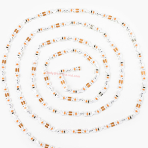 Tira de Luces LED Flexible de 120 LED, PCB en Forma de Zigzag, Corte Libre, Tira de LED en Forma de S para Diseño de Iluminación de Formas Irregulares - Product Image 5