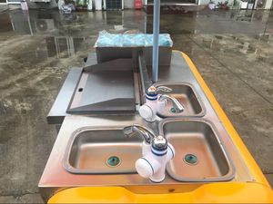 Commercial Hot Dog Cart Tricycle Small Size Hot Dog Shape Design Food Cart Snack Food Mobile Service Equipped Trolley - Product Image 5