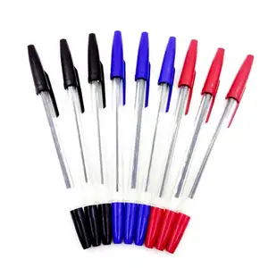 钢笔厂家批发简单便宜的塑料圆珠笔促销棒圆珠笔回校钢笔