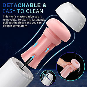 Hot New Masculino Masturbador Cup com 4 Empurrando Sucção 10 Vibração Elétrica Automática Stroker Masculino Masturbadores Brinquedo Do Sexo para Homens - Product Image 6