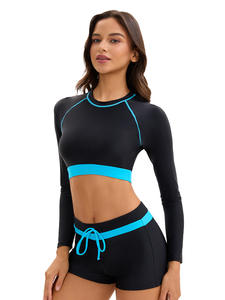 ชุดว่ายน้ำฟิตเนสแบบชิ้นเดียวสำหรับผู้หญิงสไตล์ยุโรปยุโรปออกแบบให้มีขนาดพิเศษ - Product Image 4