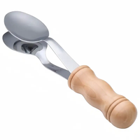 8 Inch Musical Spoon Percussion Instrument with Wooden Handle, Lightweight Design for Develops Rhythm and Hearing Skills