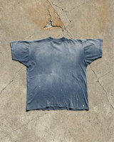 T-shirt personnalisé HG en coton, impression sérigraphique, motif délavé au soleil, diamant vintage, délavé à l'acide, effet usé, strass, unisexe, avec logo