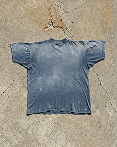 T-shirt personnalisé HG en coton, impression sérigraphique, motif délavé au soleil, diamant vintage, délavé à l'acide, effet usé, strass, unisexe, avec logo - Product Image 4