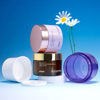 Fabricant d'emballages cosmétiques : Pots colorés de 30 ml pour beurre corporel, en PET à paroi épaisse avec couvercle intérieur, pots en plastique mats pour crème visage