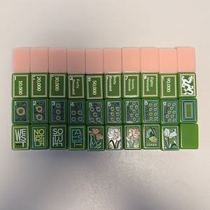 Mahjong américain de luxe le plus vendu, tuiles de <span class=keywords><strong>poker</strong></span> en acrylique gravées, bicolores, <span class=keywords><strong>à</strong></span> trois couches, pour divertissement éducatif multi-joueurs - Product Image 4