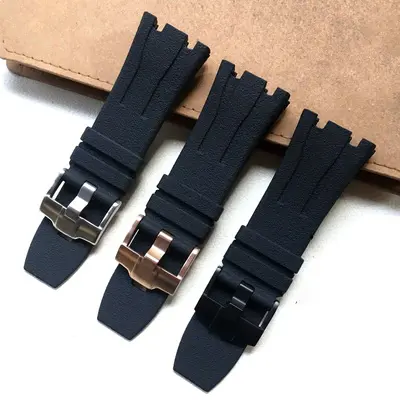 30mm Watch band for AP Rubber Watch Strap For AP Rubber watch strap Silicone watchband Original Folding buckle for AP