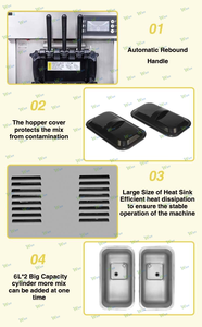 Machine à <span class=keywords><strong>glace</strong></span> molle à double compresseur, machine à gelato - Product Image 5