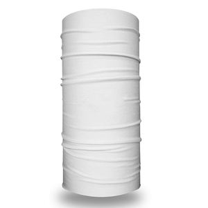 Penutup muka Bandana tabung kosong, <span class=keywords><strong>Gaiter</strong></span> leher putih polos untuk pengendara sepeda motor - Product Image 1