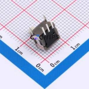 PB-22E69A-S-W-D Push Button Switch Through hole Component (THT) Switch Double Pole Double Throw Right Angle Insert 500mA 50V - Product Image 2