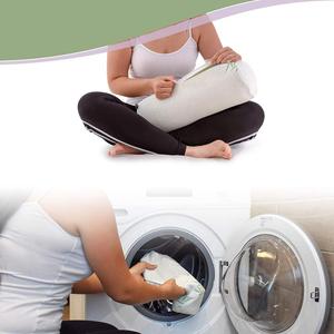 2 Pack Bamboo Cervical Neck Roll Memory Foam <strong>Pillow</strong>, <strong>Bolster</strong> <strong>Pillow</strong>, Round Neck <strong>Pillows</strong> Support for Sleeping - Product Image 4