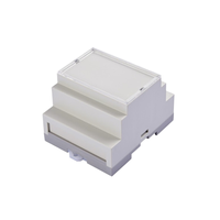 Boîte d'instruments de boîte de projet électrique en plastique compteur d'énergie électrique boîtier de Rail Din 72*87*60mm CIC123