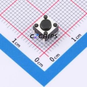 TS013-CBW1FH4.5 Tactile <b>Switch</b> Through hole-4P,6x6mm <b>Switch</b> Single Pole Single Throw Round Button 2.5N Through Hole - Product Image 1
