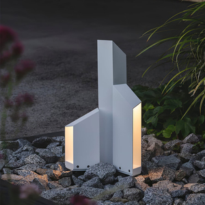 Lampadaire d'extérieur en acier inoxydable, style nordique, pour villa, jardin, allée, éclairage décoratif, étanche, LED, lampe de sol pour pelouse - Product Image 4