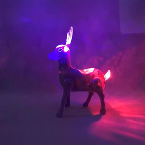 Electric <b>Pull</b> String Deer Toy With <b>Lights</b> Plastic Animal Walking Toy For Kids 4-6 Years Old - Product Image 3