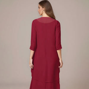 TEENYEE Designer Mère de la Mariée <span class=keywords><strong>Veste</strong></span> En Mousseline De Soie Étole Élégant Cape De Mariée Manchette Perlée Boléro <span class=keywords><strong>Veste</strong></span> De <span class=keywords><strong>Mariage</strong></span> - Product Image 6