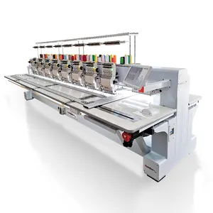 20 Head 24 Head Flat Computer Embroidery Machine 12 Head