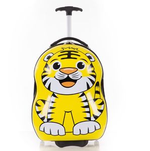 <span class=keywords><strong>Maleta</strong></span> de Viaje Infantil Personalizada OMASKA con Diseño de Animales, Unisex de 16 Pulgadas, Material ABS para Niños con Ruedas - Product Image 3