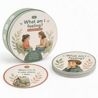 Cartes de thérapie CBT personnalisées imprimées, service d'impression de jeux de cartes de conversation OEM pour les cabinets de santé mentale