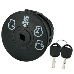 Interrupteur d'allumage Husqvarna avec clé de démarrage 532163968 noir pour tracteur de pelouse - Product Image 1