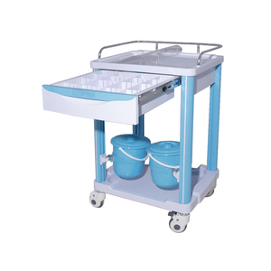 BT-CY004 bon marché hôpital ABS chariot clinique en <span class=keywords><strong>plastique</strong></span> chariot de soins infirmiers médicaux chariots à médicaments avec <span class=keywords><strong>tiroir</strong></span> seau prix - Product Image 4