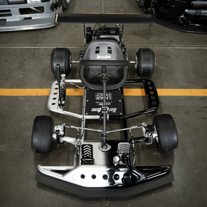 Kart de drift à essence de style compétition UE, moteur 212cc, essieu arrière à bride, aileron arrière en option, fournisseur en gros - Product Image 1