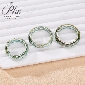 Personalizado Blanco Negro Verde Champán Moissanite Diamante Forma <span class=keywords><strong>de</strong></span> anillo Corte facetado <span class=keywords><strong>Piedra</strong></span> <span class=keywords><strong>preciosa</strong></span> Perfecto para collares Pendientes Alta pureza - Product Image 5