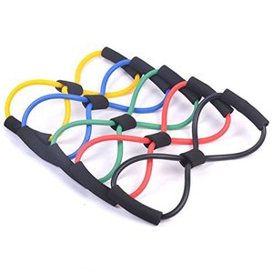 Bandes de résistance Ellis Figure Eight en TPE, diamètre du tube 7x9, pour l'expansion de la poitrine et du dos, équipement de fitness et d'exercice. - Product Image 1