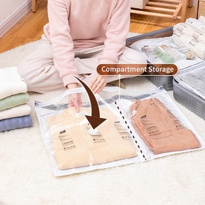 Partizionato Risparmiatore Dello Spazio Sacchetto di Immagazzinaggio di Vuoto di Viaggi in Tre Dimensioni di Viaggio Del Sacchetto di Grande Capacità <span class=keywords><strong>Per</strong></span> <span class=keywords><strong>Cappotti</strong></span> Invernali - Product Image 1