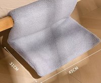 Hamac pour chat en forme de L, lit suspendu d'intérieur, perchoir doux pour chat, hamac pliable pour chat