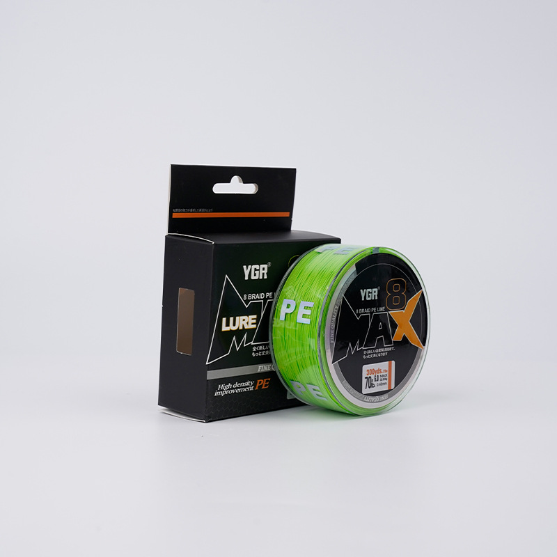 8 tressés-vert fluorescent