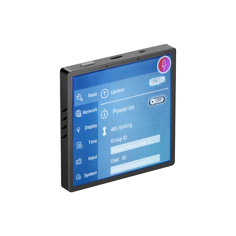 Fabriek 4 Inch Kleine Panel Tuya App Android Domotica Voor Smart Home Wandschakelaar