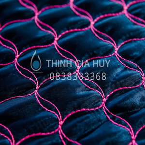 Tela acolchada de doble cara de algodón acolchado de poliéster de alta calidad para chaqueta abajo desgaste en venta/acolchado/colchón - Product Image 1