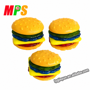 Bonbons gélifiés <span class=keywords><strong>halal</strong></span> en forme de pizza <span class=keywords><strong>hamburger</strong></span>, emballés individuellement, 50g, très demandés - Product Image 4