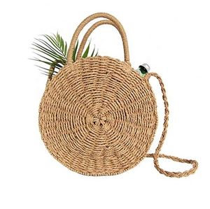 Handwoven Paper Shoulder <strong>Bag</strong> Women Straw Beach Clutch <strong>Bag</strong>, <strong>Crotchet</strong> Messenger <strong>Bag</strong> - Product Image 4