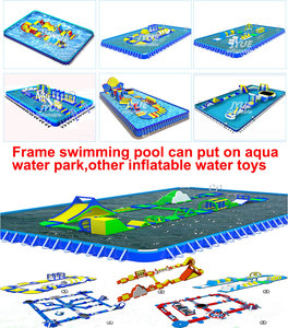 Piscina <span class=keywords><strong>con</strong></span> marco de Metal para deportes acuáticos, gran oferta - Product Image 5