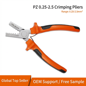 Tools PZ0.25-2.5 Mini Crimping <b>Pliers</b> 0.25-2.5mm Tubular Terminal For Sleeve Terminal - Product Image 5