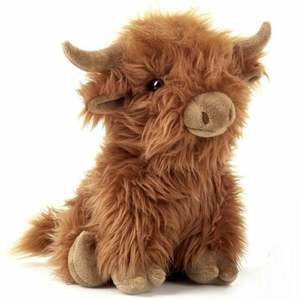Peluche super douce d'animal en peluche de vache brune des Highlands personnalisée de Offres Spéciales avec des techniques brodées de remplissage de coton de pp - Product Image 4