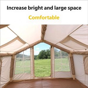 Carpa Inflable Portátil Cuatro Estaciones, Resistente al Agua y a los Rayos UV, Duradera, 8+8M2, Tela Oxford 420D, Apertura Automática Rápida, Dos en Uno - Product Image 4